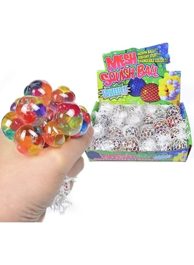 Ball A set of 12 silicone foam massage balls with gel from Imtion, multi-colored - Image 1